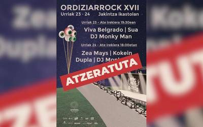 Ordiziarrock jaialdia atzeratzea erabaki dute