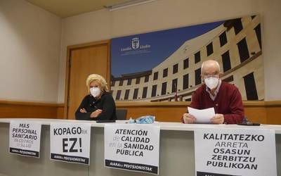 Mobilizazioa egingo dute Aiaraldeko pentsionistek eta Greba Batzordeak azaroaren 11n, “kalitatezko osasun sistema baten defentsan”