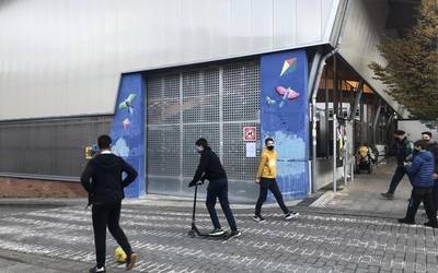 Eskolako patioa itxita egongo da