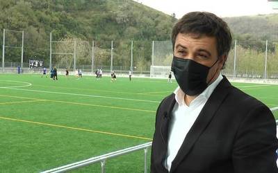 Harkaitz Agirre: "Lan txukuna egin dute Mendibeltz zelaian, gustura gaude emaitzarekin"