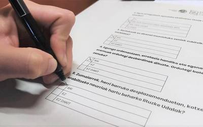 TAO sistemari buruzko inkesta azaroaren 15era bitartean bete ahal izango da, udaletxean edo 'online'