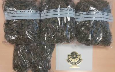 Gizon bat atxilotu dute Aian, droga-trafikoagatik eta armak baimenik gabe edukitzeagatik