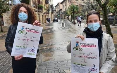 Durangalde osoa batuko duen bidegorria aldarrikatuko du EH Bilduk