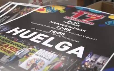 Esku hartze sozialerako “hitzarmen duina” eskatzeko greba egingo dute gaur