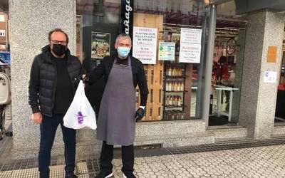 Zozkatu dugu Juanjo Larrañaga harategiak emandako produktu sorta