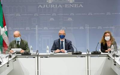 Eusko Jaurlaritzak neurriak mantenduko ditu, gutxienez abenduaren 10era arte