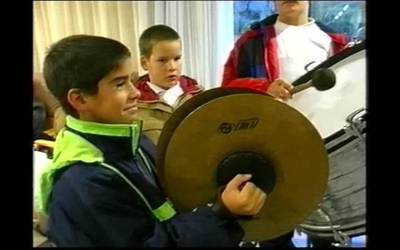 Santa Zezilia eguneko kalejira duela hogei urte Beran
