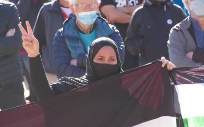 Mendebaldeko Sahara aske bat aldarrikatu dute  elkarretaratze batean