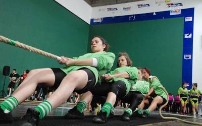 Beti Gazteko neska-mutilak ariko dira Euskal Herriko 4x4 sokatira txapelketan