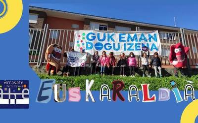 Arrasate Herri Eskola bideo bidez batu da Euskaraldira