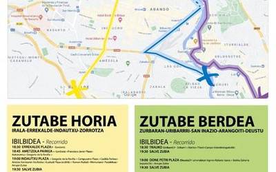 Azaroaren 25eko mobilizazioak Bilboko itsasadarraren bi aldeak hartuko ditu