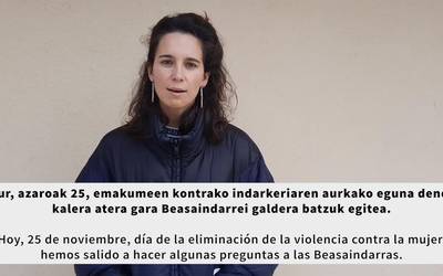 A25: Beasaingo Asanblada Feministak egindako bideoa