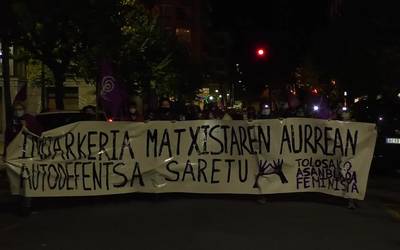 Tolosaldeko herritarrek indarkeria matxista gaitzetsi dute