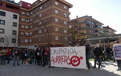 Okupazioa aldarrikatu dute kriminalizazio saiakeren aurrean