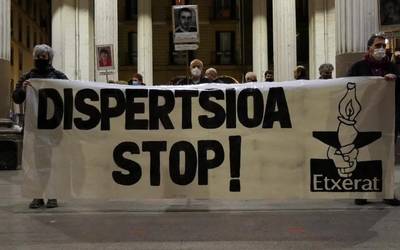 Presoen dispertsioaren aurkako elkarretaratzea egin dute Ordizian