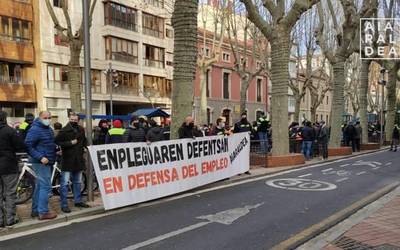 Gasteizeraino eraman dituzte protestak Tubacexeko langileek