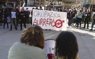 Okupazioaren kriminalizazioaren aurkako aldarria, plazara