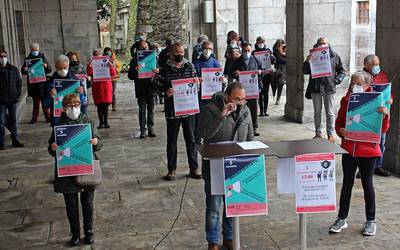 Toledoko Itunaren murrizketen aurkako manifestaziora deitu ditu herritarrak Elgoibarko Pentsiodunen Mugimenduak