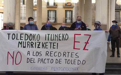 Goierriko Pentsiodunek “Toledoko Itunari ez!” lelopean  larunbateko elkarretaratzean parte hartzeko deia luzatu dute