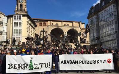 Gasa esploratzeko baimenak ez emateko eskatu dio Eguzkik Gasteizko Udalari