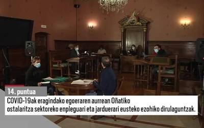 Oñatiko Udalaren azaroko osoko bilkura: 2020-XI-26