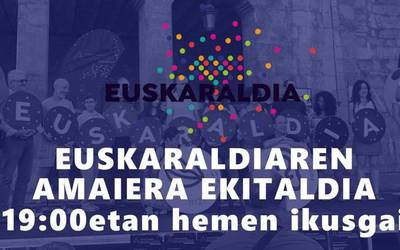 Aiaraldeko Euskaraldiaren amaiera ekitaldia, hemen ikusgai