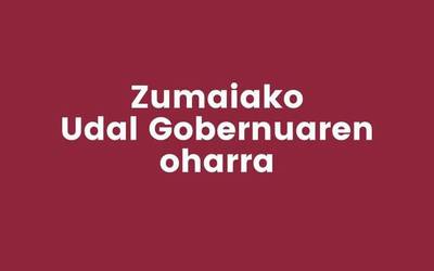 Udal Gobernuaren erantzuna EAJk Kofradiako muralaz atera duen oharrari