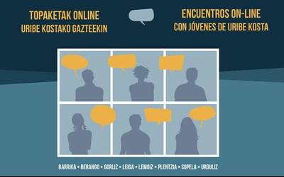Uribe Kostako gazteakaz topaketak egingo dituzte eskualdeko udalek eta Aldundiak, online