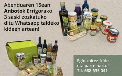 Abenduaren 15ean ANBOTOk Errigorako hiru otzara zozkatuko ditu Whatsapp taldeko kideen artean