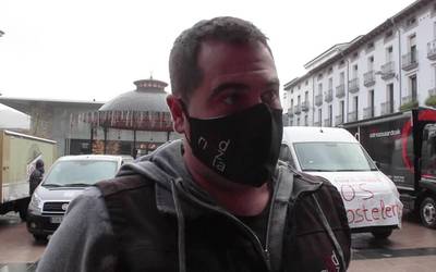Azpeitiko ostalarien eta hornitzaileen protesta, bideoan