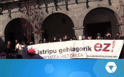 Azpeitian izandako lan istripua salatu du gehiengo sindikalak