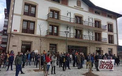 Protesta egin dute Orion ere, 'Bateragune auzia' errepikatzearen aurka