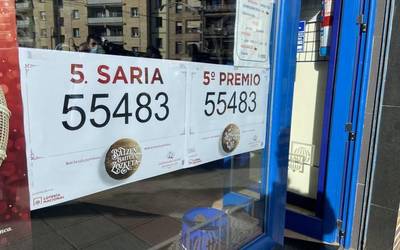 Loteriak 7.200.000 euro utzi ditu Berrizen