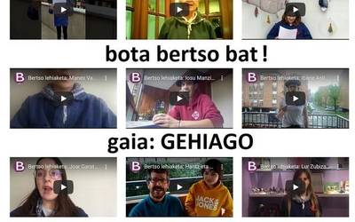 BOTA BERTSO BAT! lehiaketa bideo bidezkoa izango da aurten