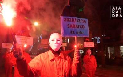 Ehundik gora lagun mobilizatu dira Amurrion azken lan heriotza salatzeko