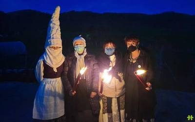 Mari Domingiren bisita izan zuten Lekarozen abenduaren 22an