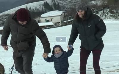 Eskualdean elurrak utzi dituen irudiak, bideoan