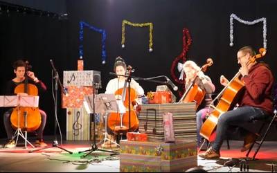 Musika eskolako ikasleen Gabonetako kontzertua