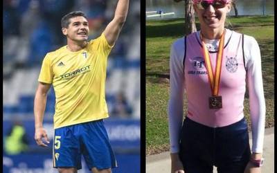 Virginia Díaz arraunlaria eta Jon Ander Garrido futbolaria, Getxoko 2020ko kirolari onenak