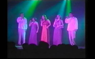 Hegalka musika proiektuaz solasean Christian Amorena saratarrarekin duela 18 urte