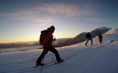 Elurra mendi-eskian ibiltzeko probestu dute Arantzan