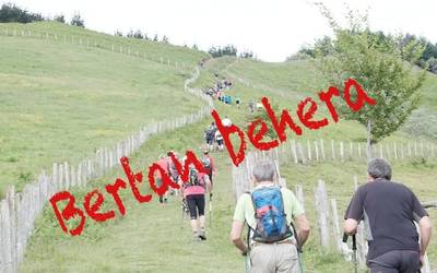 San Antonera antolatutako martxa arautua bertan behera uztea erabaki du Beti Gaztek