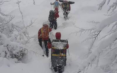 Mendia, tranpa bihurtuta