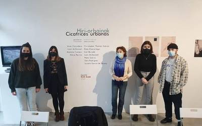 Gazte Klik Klak lehiaketaren 'Hiri orbainak' erakusketa, ARTgian ikusgai