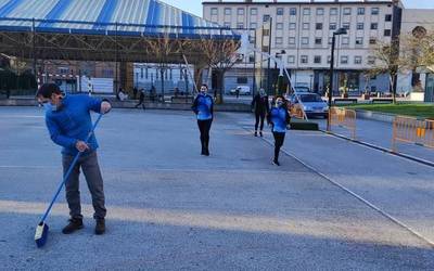 Entrenamenduei ekin die Lautxirrinka klubak