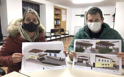 Uberako eskola etxea: topagunea berrituko dute, auzoaren izaerari heltzeko