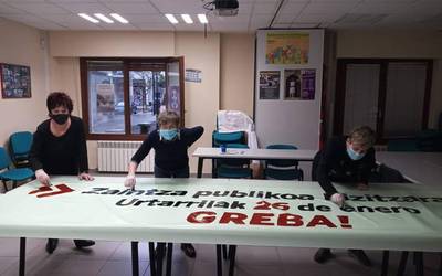 Zaintza publikoko zerbitzuen publifikazioa aldarrikatzeko greba, bihar