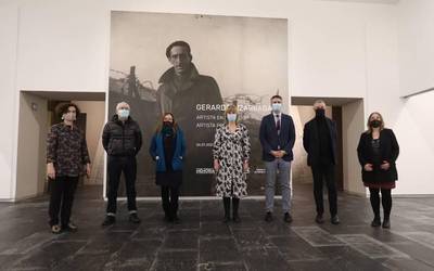 Gerardo Lizarragaren atzera begirako erakusketa bat zabaldu dute Nafarroako Museoan