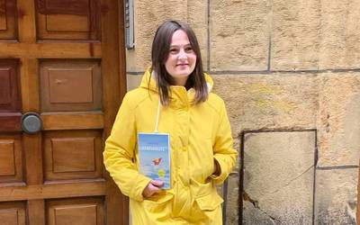 Elika Elizari idazlearen solasaldia Altsasun