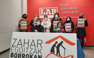 LABek Nafarroako zahar egoitzetarako hitzarmen baten aldeko kanpaina hasi du